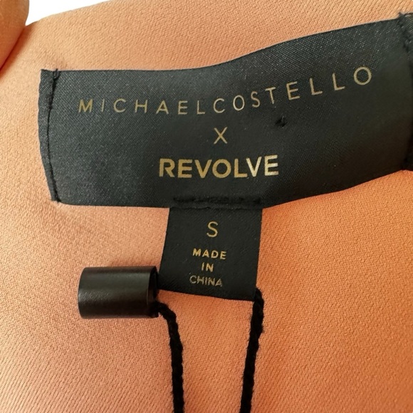 Michael Costello x Revolve NWT Kimberly Mini Dress in Light Mauve size Small - Picture 8 of 10